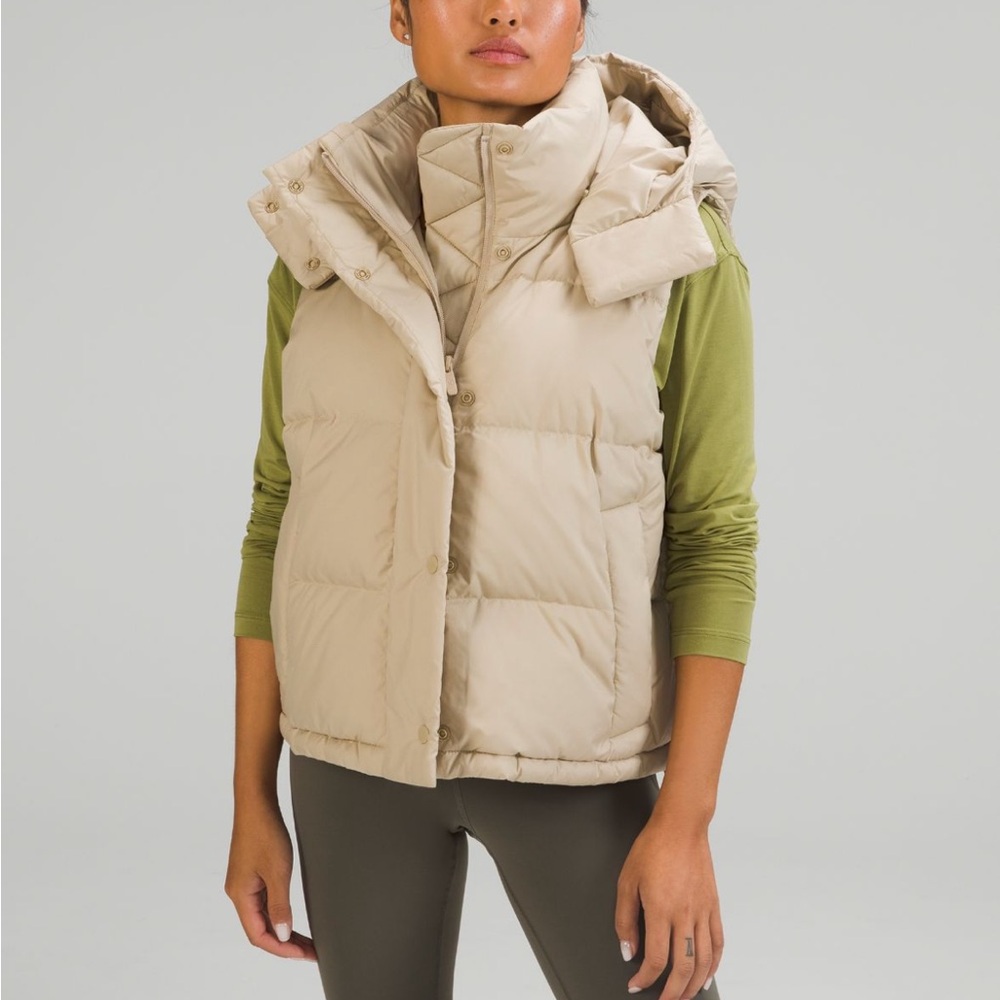 Lululemon wunder puff cropped vest